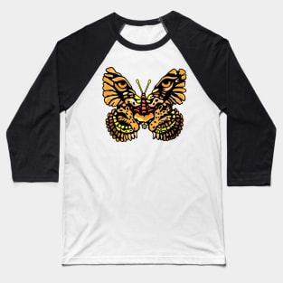 Big Cat Butterfly Baseball T-Shirt